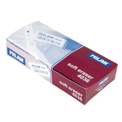 Gommes rectangulaires Milan 4036 lot de 36