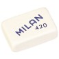 Gommes Milan 420 lot de 20 gommes blanches