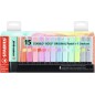 Marqueurs fluorescents Stabilo Boss pack de 15 couleurs