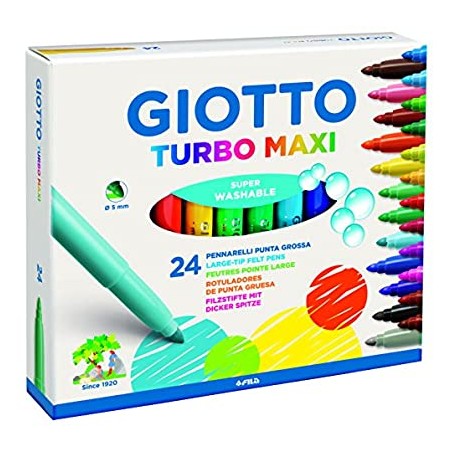✅ Giotto Turbo 24 Ftrs. - Pt. Large 5mm couleur en stock