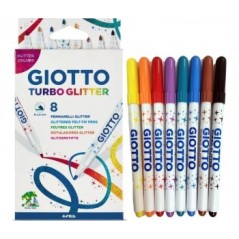 ✅ Lot 8 Mks. Giotto Turbo Glitter - Pt. Fine couleur en stock
