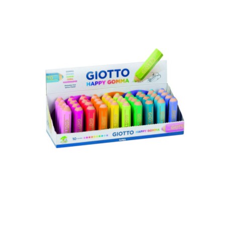 présentoir gommes colorées Giotto