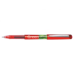stylo bille rouge vert Greenball