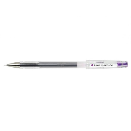 Stylo gel violet transparent Pilot