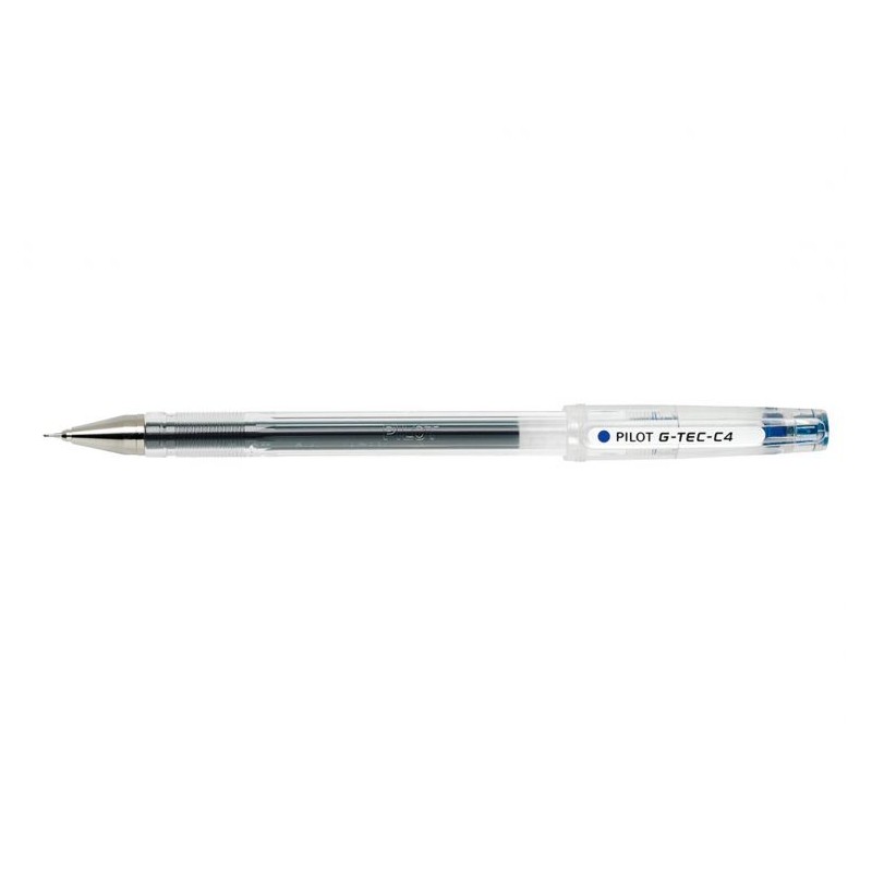 Stylo gel bleu Pilot G-Tec C4 lot de 12