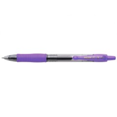 stylo gel violet grip ergonomique