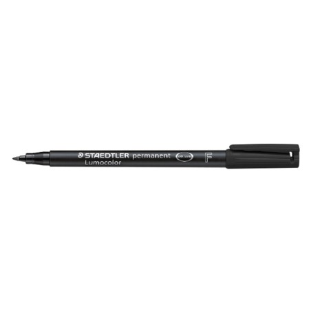 Staedtler Lumocolor 318 Noir lot de 10 marqueurs permanents