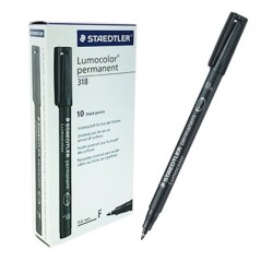 Lot 10 marqueurs Staedtler noirs
