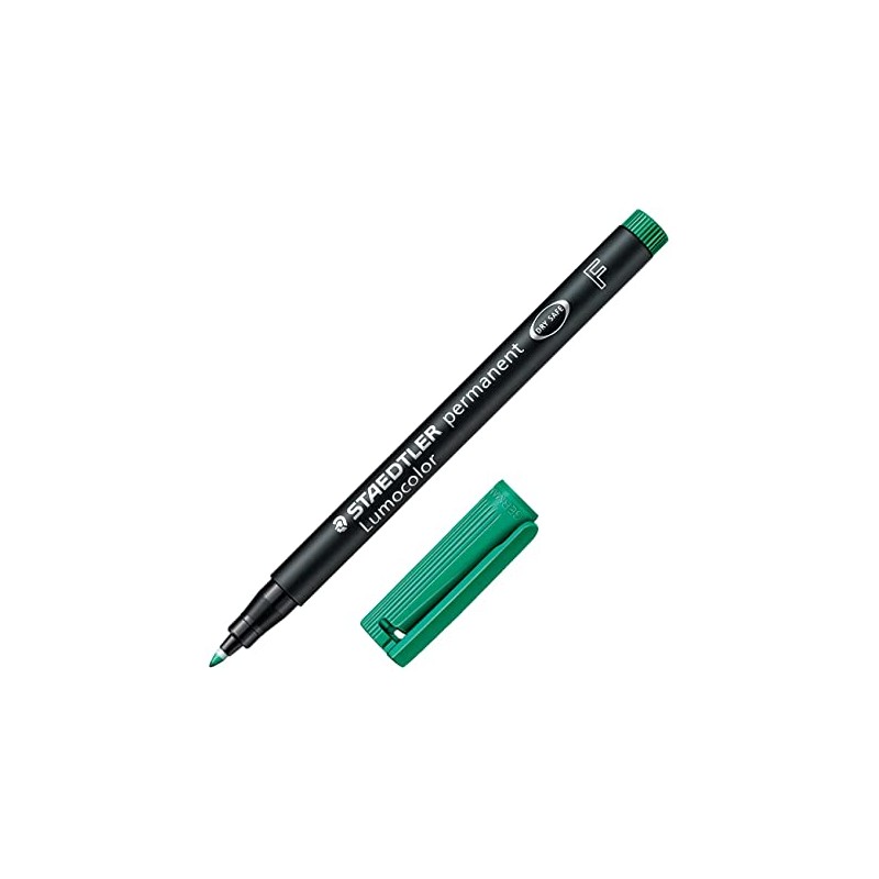 Marqueur permanent Staedtler Lumocolor lot de 10 Marqueur permanent Staedtler Lumocolor lot de 10