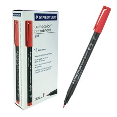 Marqueurs permanents Staedtler rouges boîte