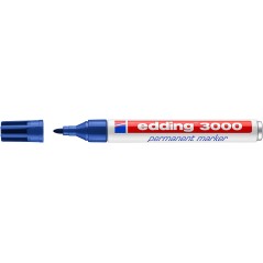 Marqueur permanent Edding 3000 bleu