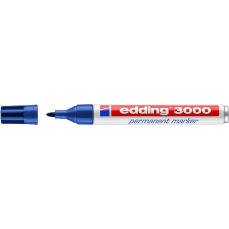 Marqueur permanent Edding 3000 bleu
