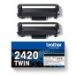 Brother TN2420 Noir Lot de 2 cartouches de toner d'origine - TN2420TWIN Brother TN2420 Noir Lot de 2 cartouches de toner d'origine - TN2420TWIN