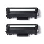 Brother TN2420 Noir Lot de 2 cartouches de toner d'origine - TN2420TWIN Brother TN2420 Noir Lot de 2 cartouches de toner d'origine - TN2420TWIN