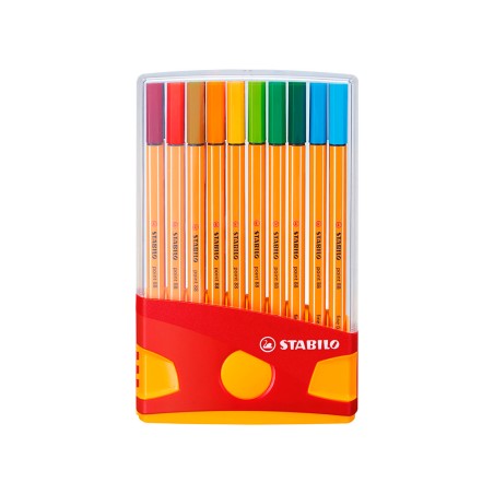 Feutres Stabilo Point 88 lot de 20 couleurs