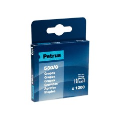 ✅ Agrafes Cuivre Petrus 530/8 pour Cloueuse - Boite de 1200 Agrafes - Broche 8mm en stock