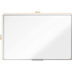 Tableau Blanc Non Magnétique en Acier Nobo