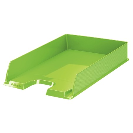✅ Lot de 10 corbeilles à courrier Eurosport Vivida A4 Couleur Vert couleur en stock