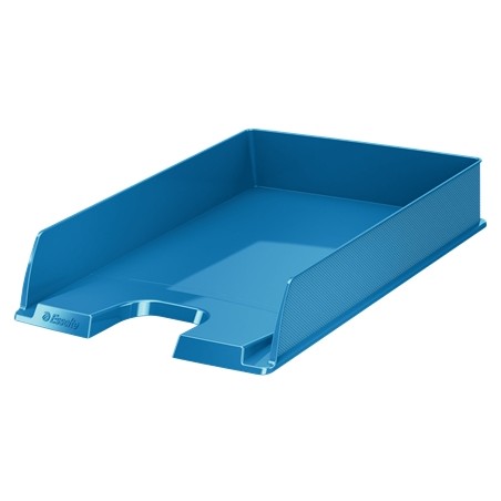 ✅ Lot de 10 corbeilles à courrier Eurosport Vivida A4 Couleur Bleu couleur en stock