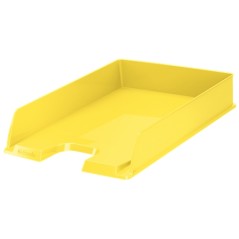 ✅ Lot de 10 corbeilles à courrier Eurosport Vivida A4 Couleur jaune couleur en stock