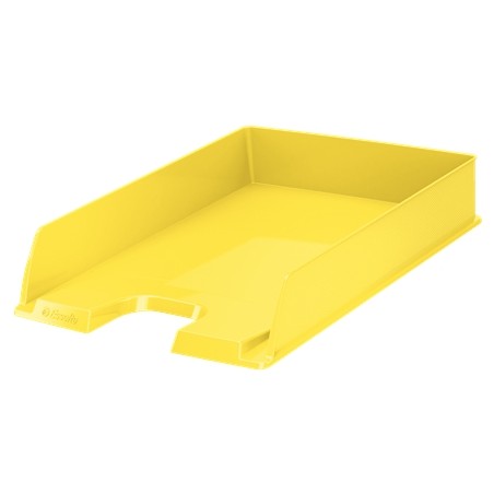 ✅ Lot de 10 corbeilles à courrier Eurosport Vivida A4 Couleur jaune couleur en stock