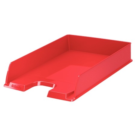 ✅ Lot de 10 corbeilles à courrier Eurosport Vivida A4 Couleur rouge couleur en stock