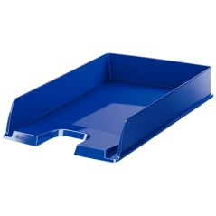 ✅ Lot de 10 corbeilles à courrier Eurosport Vivida A4 Couleur bleue couleur en stock