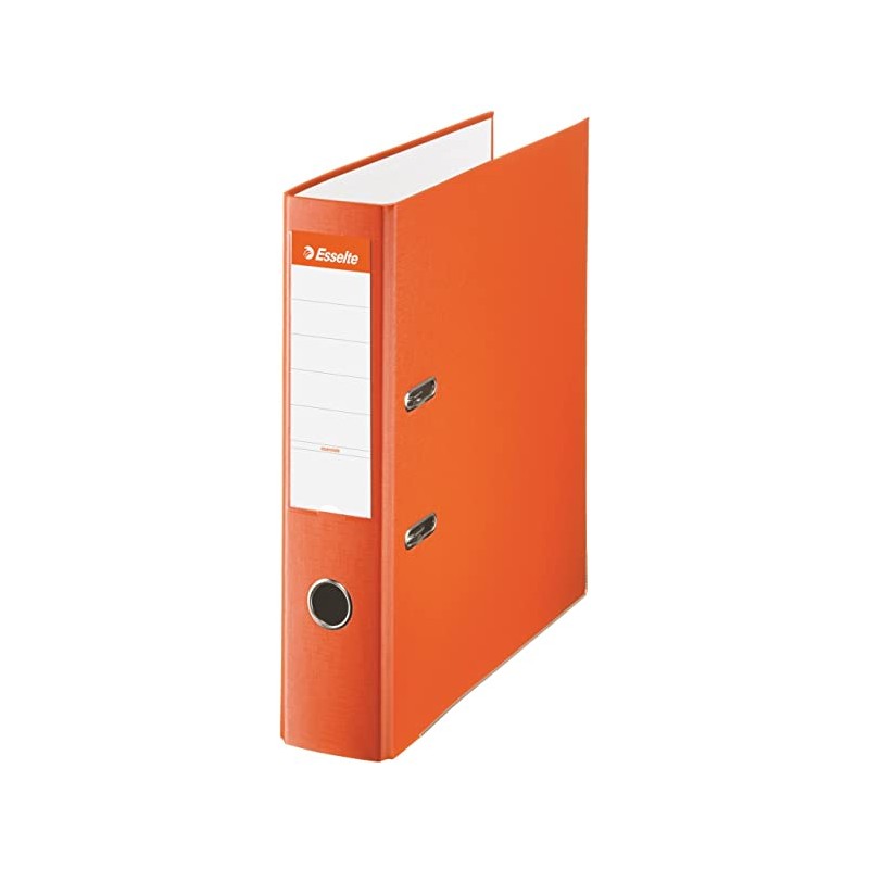 Lot 10 Classeurs Esselte Folio, 75mm, Orange