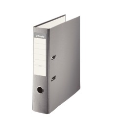 ✅ Lot 10 Classeurs Esselte Folio, 75mm, Gris couleur en stock