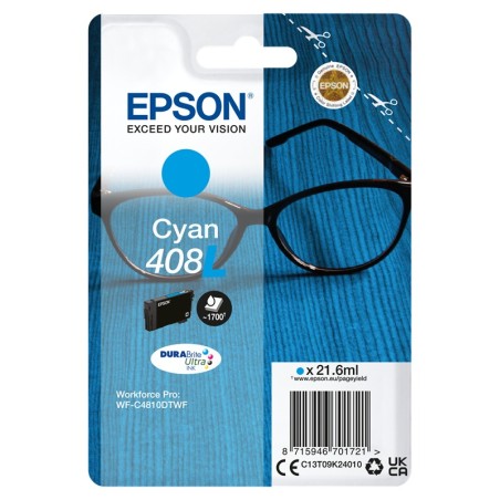 ✅ Cartouche encre Epson 408L Cyan (C13T09K24010) couleur cyan en stock