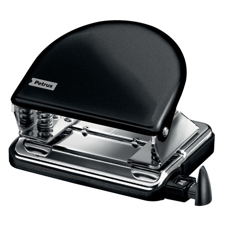 ✅ Petrus 52 Perfo Métal - 20 Feuilles - Marques format - Vidage facile - Poinçons 5,5 mm - Noir couleur en stock