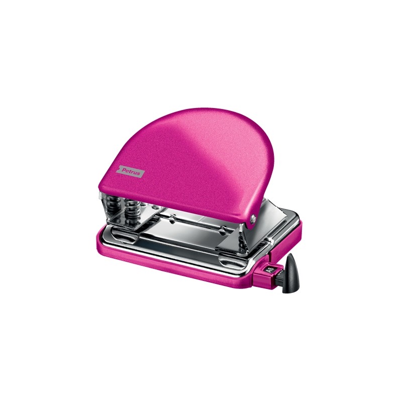 Petrus 52 Perfo Métal - 20 Feuilles - Marques format - Vidage facile - Poinçons 5,5 mm - Fuchsia