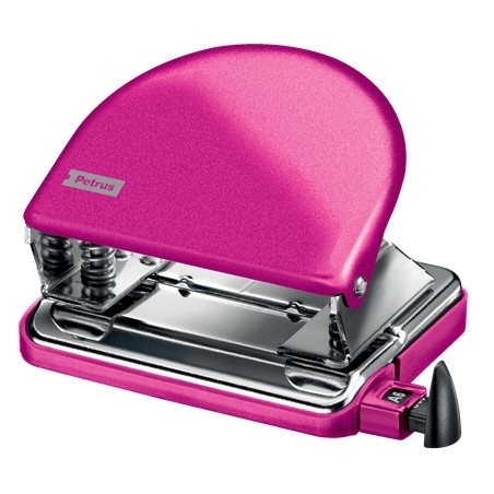 ✅ Petrus 52 Perfo Métal - 20 Feuilles - Marques format - Vidage facile - Poinçons 5,5 mm - Fuchsia couleur en stock