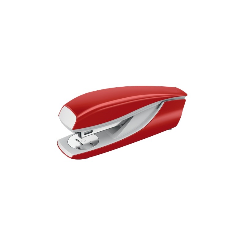 Agrafeuse en métal Petrus 635 rouge - 30 feuilles - Dégrafeuse intégrée