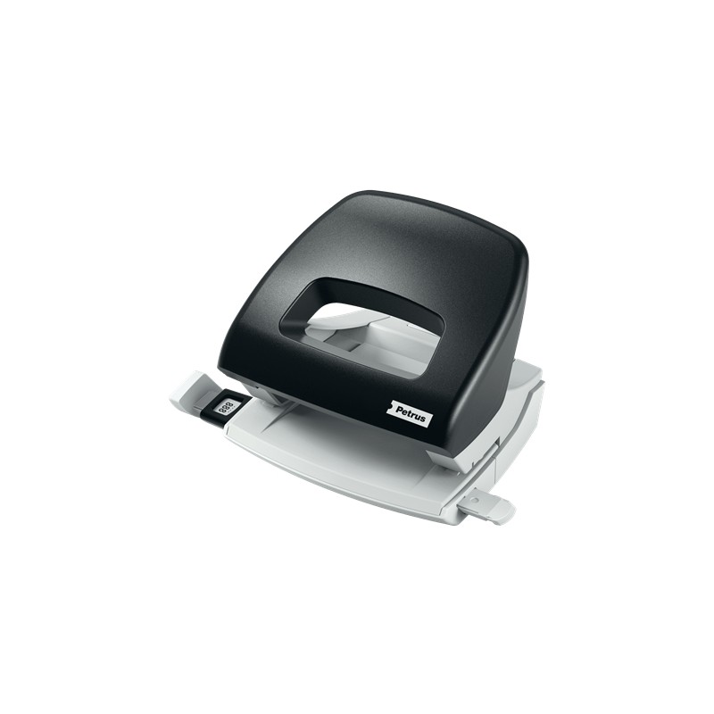 Petrus 80 Perfo Petit - 16 Feuilles - Marques format - Vidage facile - Poinçons 5,5 mm - Noir