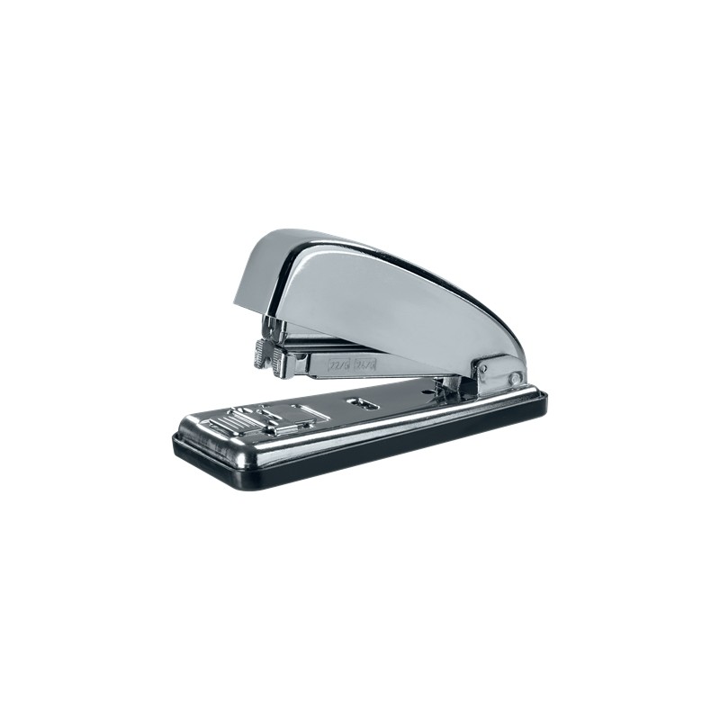 Agrafeuse en métal Petrus 226C - Jusqu'à 30 feuilles - Agrafage fermé, ouvert et cloué - Couleur chrome