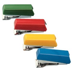 ✅ LOT de 20 Agrafeuse Petrus 202 Bambina + 1 Boîte de 202 Agrafes - Jusqu'à 5 Feuilles - Longueur 5cm - Couleu en stock