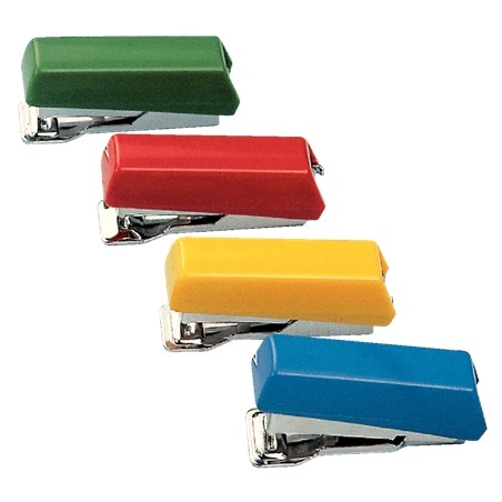 ✅ LOT de 20 Agrafeuse Petrus 202 Bambina + 1 Boîte de 202 Agrafes - Jusqu'à 5 Feuilles - Longueur 5cm - Couleu en stock