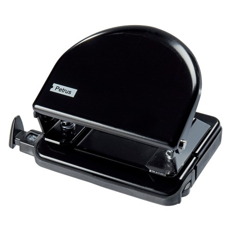 ✅ Petrus 52 Perfo Métal - 20 Feuilles - Marques format - Vidage facile - Poinçons 5,5 mm - Noir couleur en stock