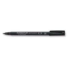Marqueur permanent noir Staedtler Lumocolor lot de 10
