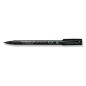 Marqueur permanent noir Staedtler Lumocolor lot de 10