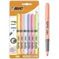 Marqueurs pastel fluo Bic lot de 6 Marqueurs pastel fluo Bic lot de 6