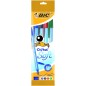 Stylo bille Bic Cristal Soft lot de 4