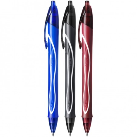 Stylos bille Bic Gel-Ocity lot de 3