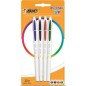 Stylos bille Bic Cristal Up lot de 4