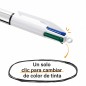 Stylo 4 couleurs Shine Bic lot de 3 Stylo 4 couleurs Shine Bic lot de 3