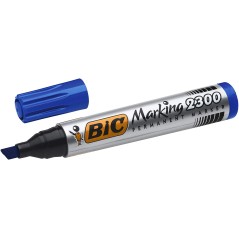 marqueur permanent bleu BIC 2300