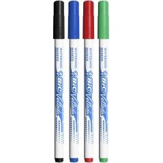 Bic Velleda 1721 marqueurs tableau blanc lot de 4