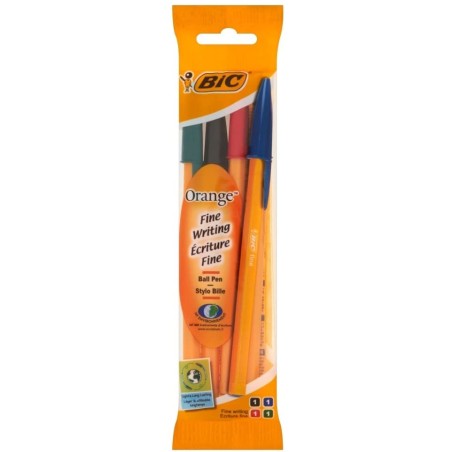 Stylos bille Bic quatre couleurs