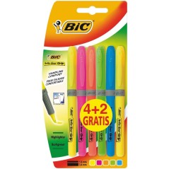 Surligneurs Bic Brite Liner grip